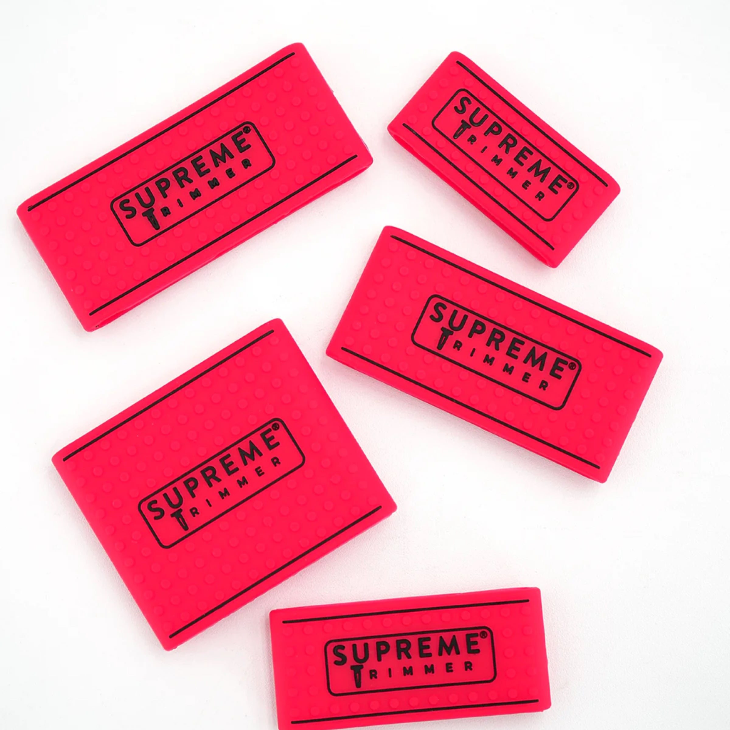SUPREME TRIMMER Grips (Red with Dot) | BC BARBER SUPPLY